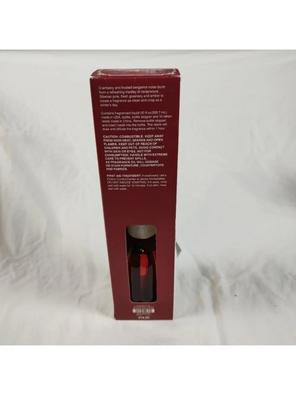 Pier 1 Imports Cranberry Balsam Red Diffuser 10fl oz